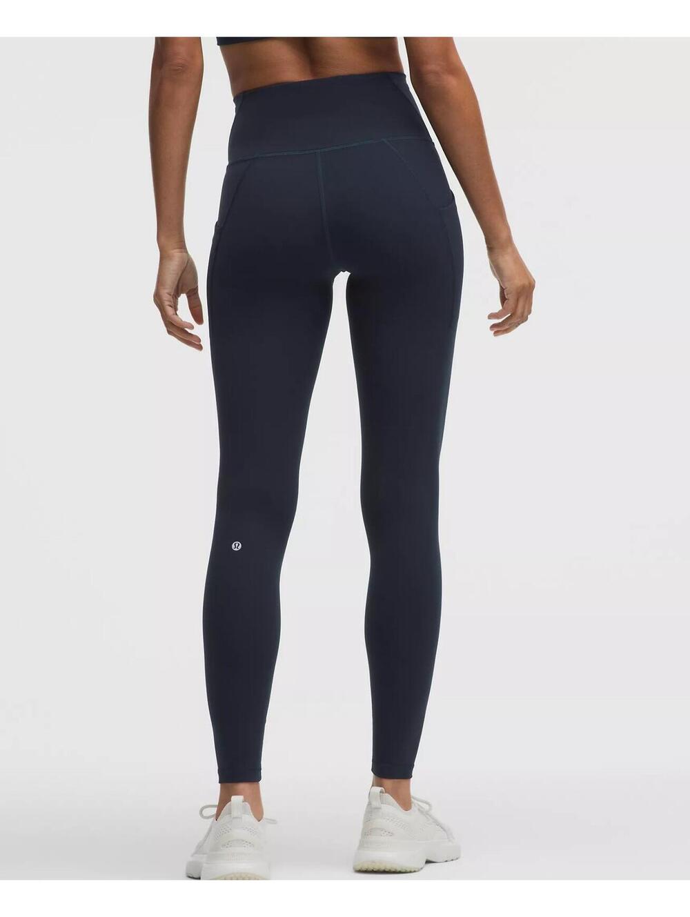 EUC Lululemon Wunder Train High-Rise Tight with Pockets 28" True Navy Size 6 - Picture 2 of 6